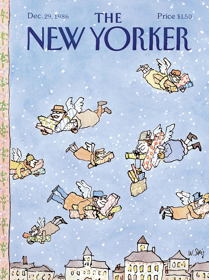 New Yorker December 29th, 1986 Painting by William Steig