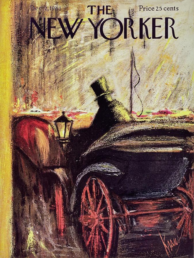 New Yorker December 2nd 1961 Painting by Robert Kraus
