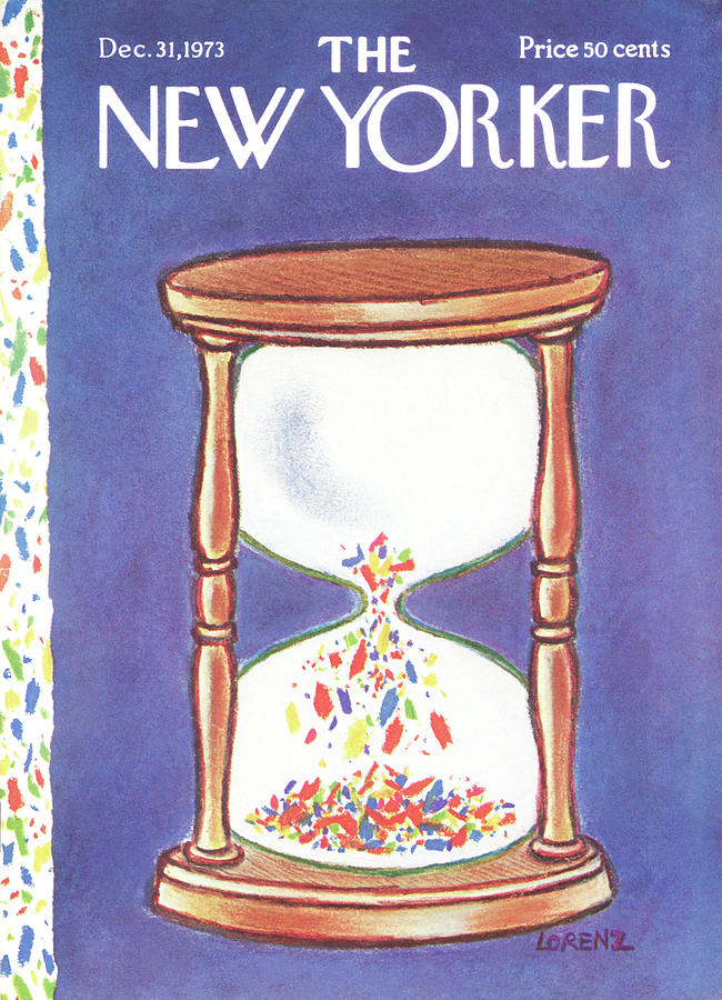 New Yorker December 31st, 1973 Painting by Lee Lorenz