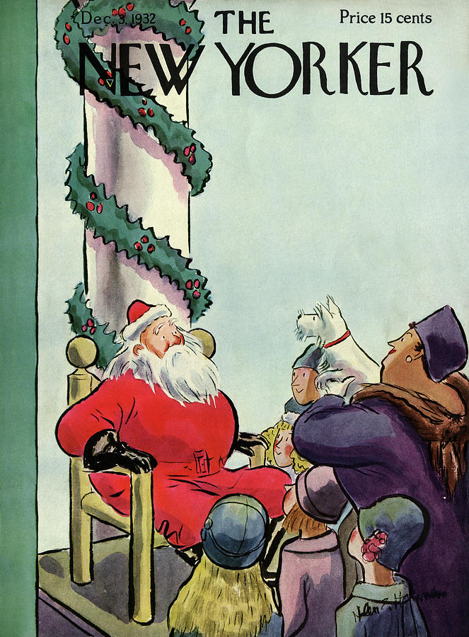 New Yorker December 3rd, 1932 Painting by Helen E Hokinson