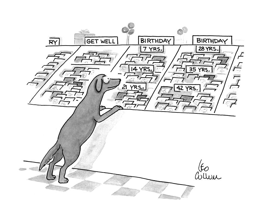 New Yorker December 7th, 1992 Drawing by Leo Cullum New Yorker December 7th, 1992 Drawing by Leo Cullum