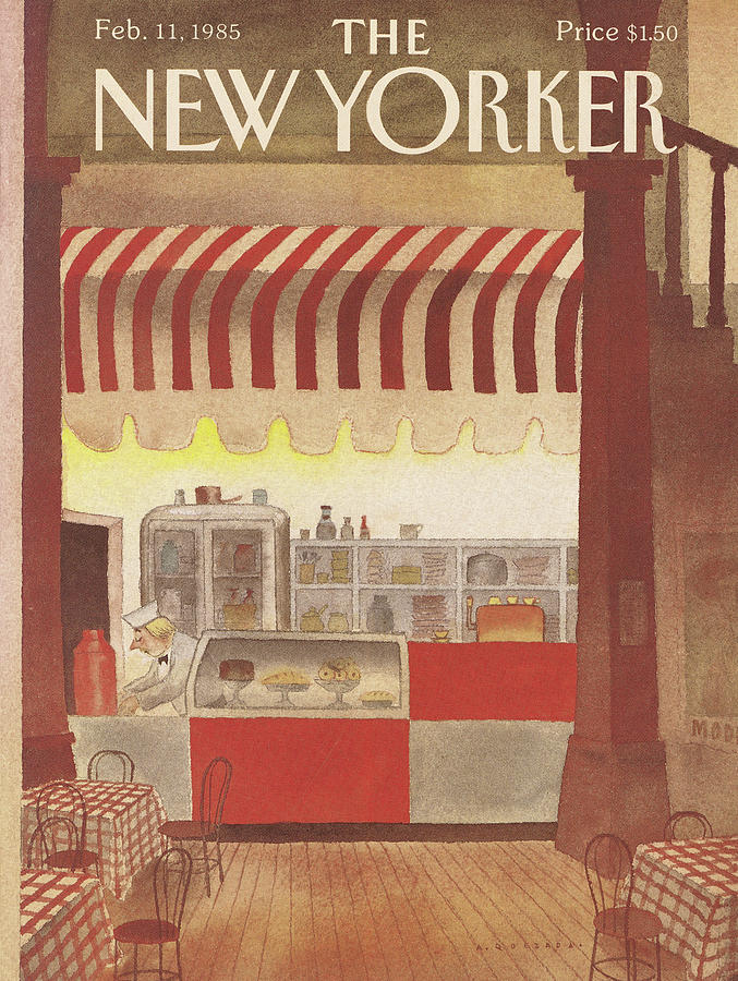 New Yorker February 11th, 1985 Painting by Abel Quezada
