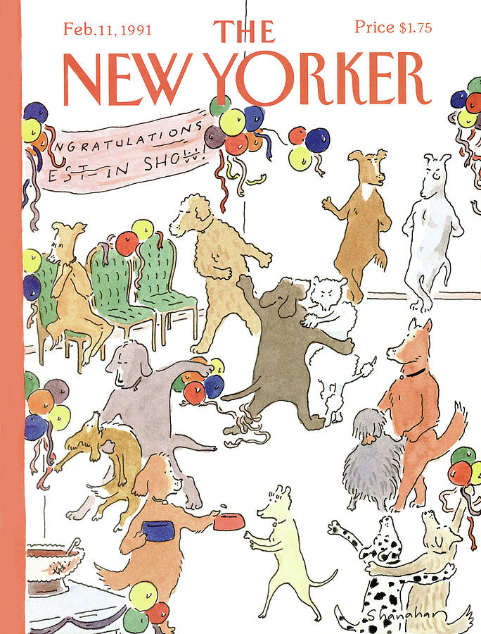 New Yorker February 11th, 1991 Painting by Danny Shanahan New Yorker February 11th, 1991 Painting by Danny Shanahan