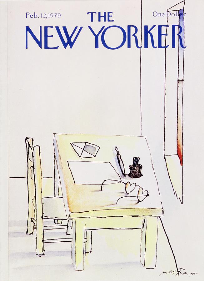 Valentines Day Painting - New Yorker February 12th 1979 by Andre Francois