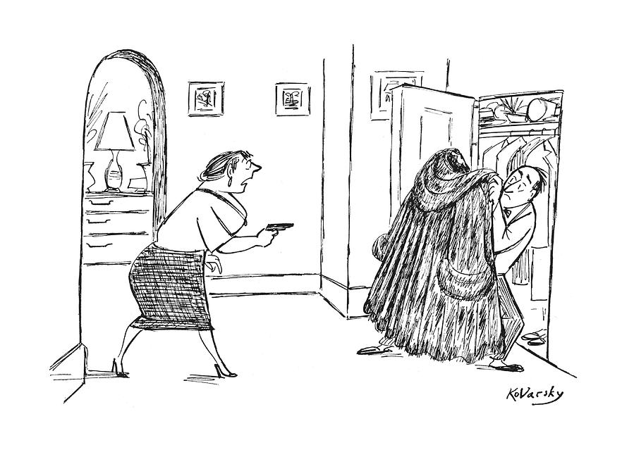New Yorker February 14th, 1953 Drawing by Anatol Kovarsky