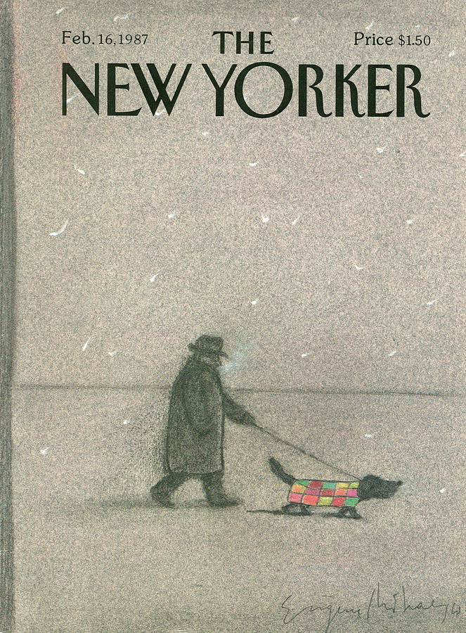 New Yorker February 16th, 1987 Painting by Eugene Mihaesco