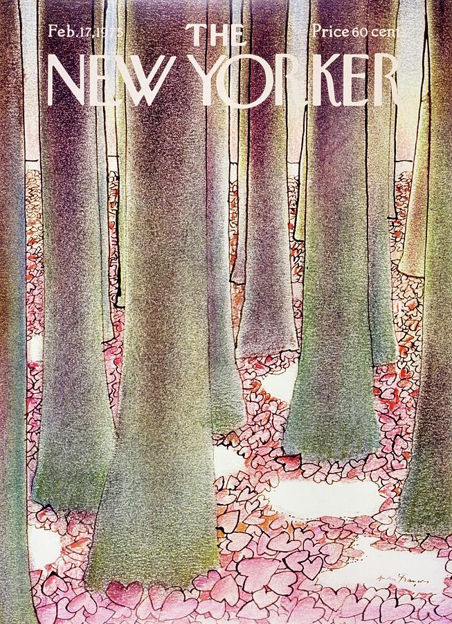 New Yorker February 17th 1975 Painting by Andre Francois New Yorker February 17th 1975 Painting by Andre Francois