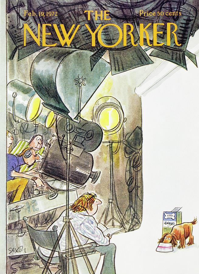 New Yorker February 19th 1972 Painting by Charles D Saxon