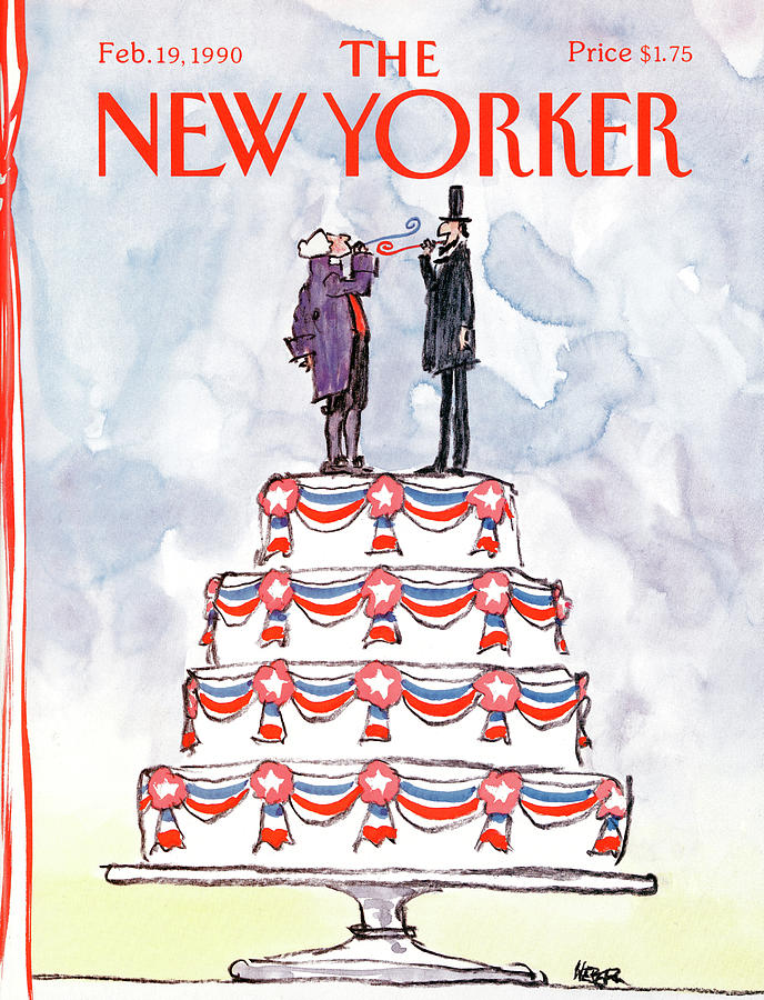 New Yorker February 19th, 1990 Painting by Robert Weber