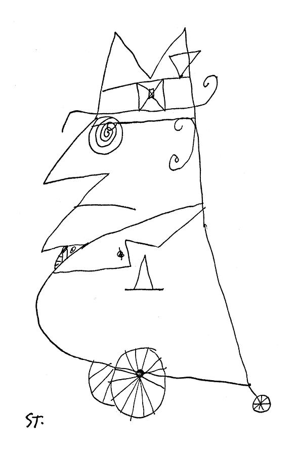 New Yorker February 20th, 1960 Drawing by Saul Steinberg