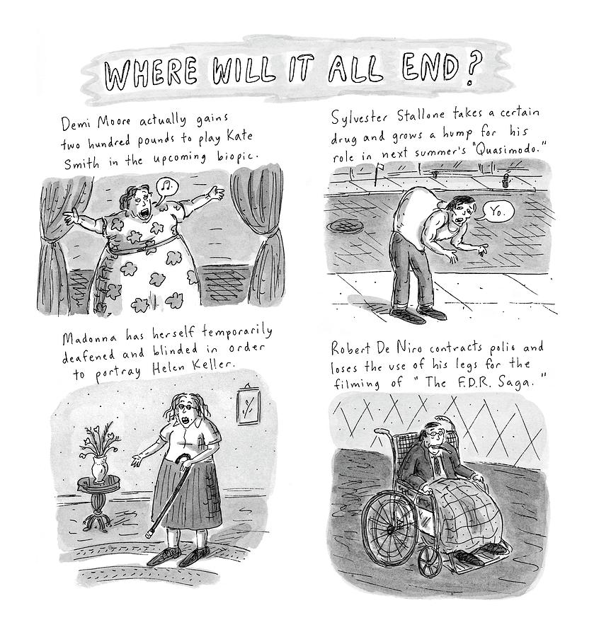 New Yorker February 23rd, 1998 Drawing by Roz Chast