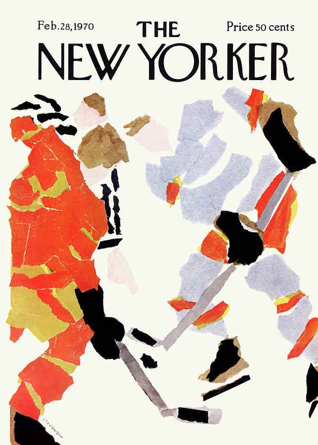 New Yorker February 28th, 1970 Painting by James Stevenson