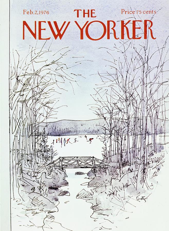 New Yorker February 2nd 1976 Painting by Arthur Getz