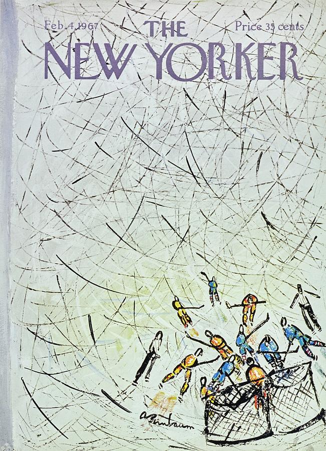 New Yorker February 4th 1967 Painting by Aaron Birnbaum New Yorker February 4th 1967 Painting by Aaron Birnbaum