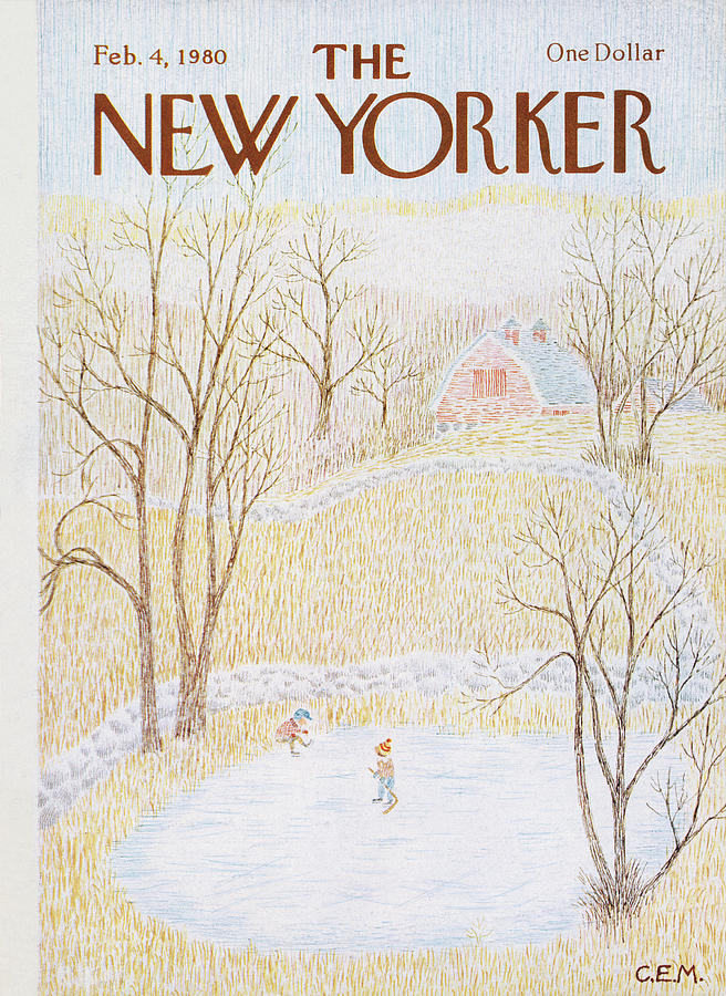 New Yorker February 4th, 1980 Painting by Charles E Martin New Yorker February 4th, 1980 Painting by Charles E Martin