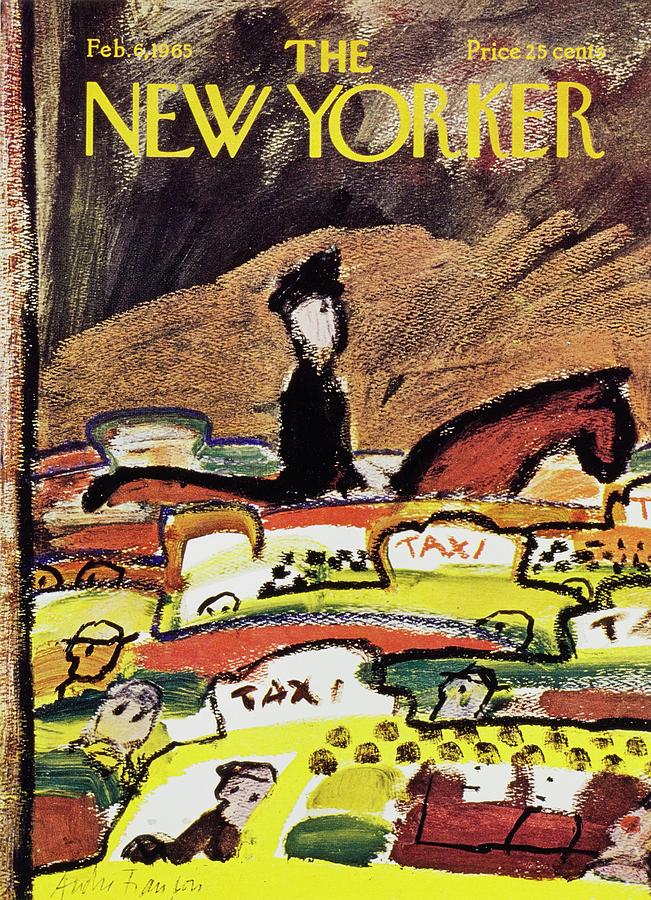 New Yorker February 6th 1965 Painting by Andre Francois