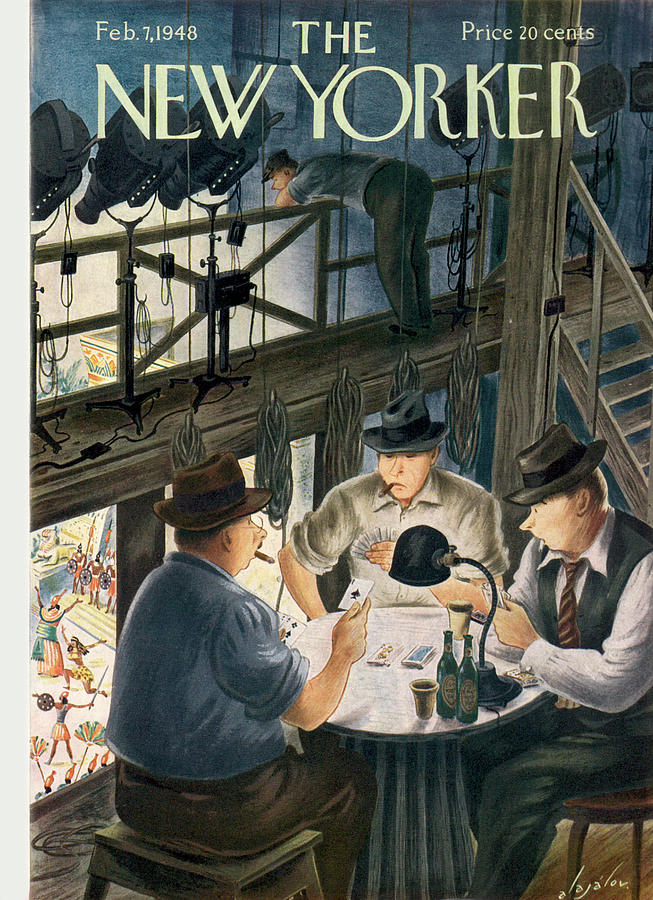New Yorker February 7th, 1948 Painting by Constantin Alajalov