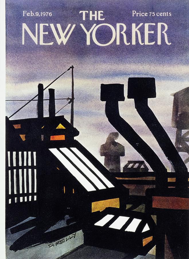New Yorker February 9th 1976 Painting by Donald Reilly