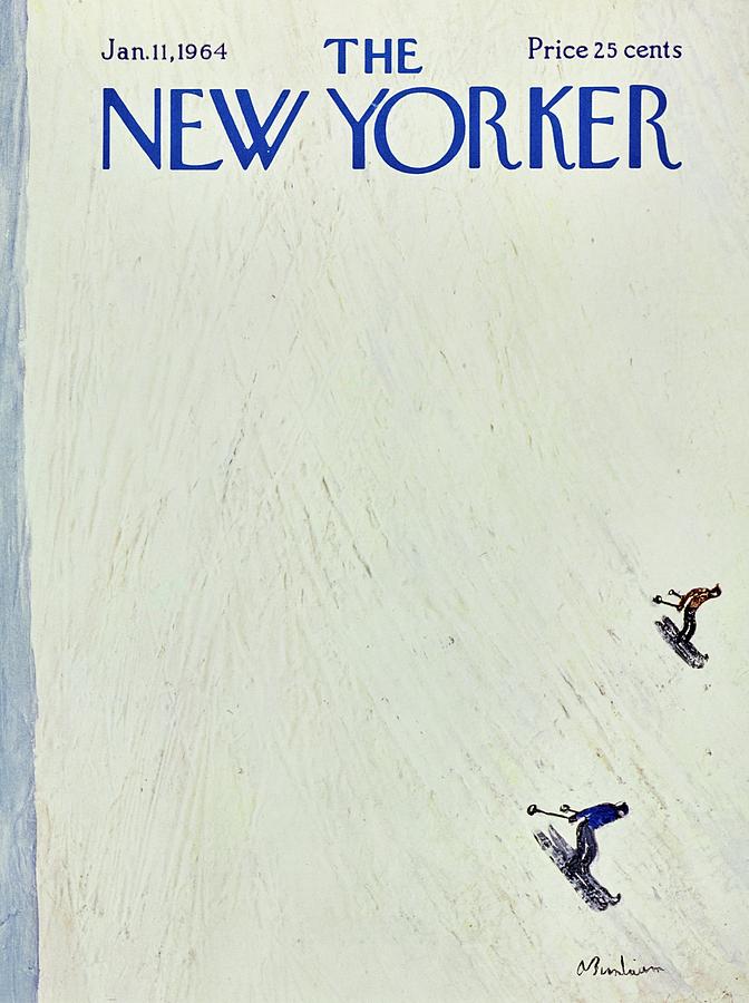 New Yorker January 11th 1964 Painting by Abe Birnbaum