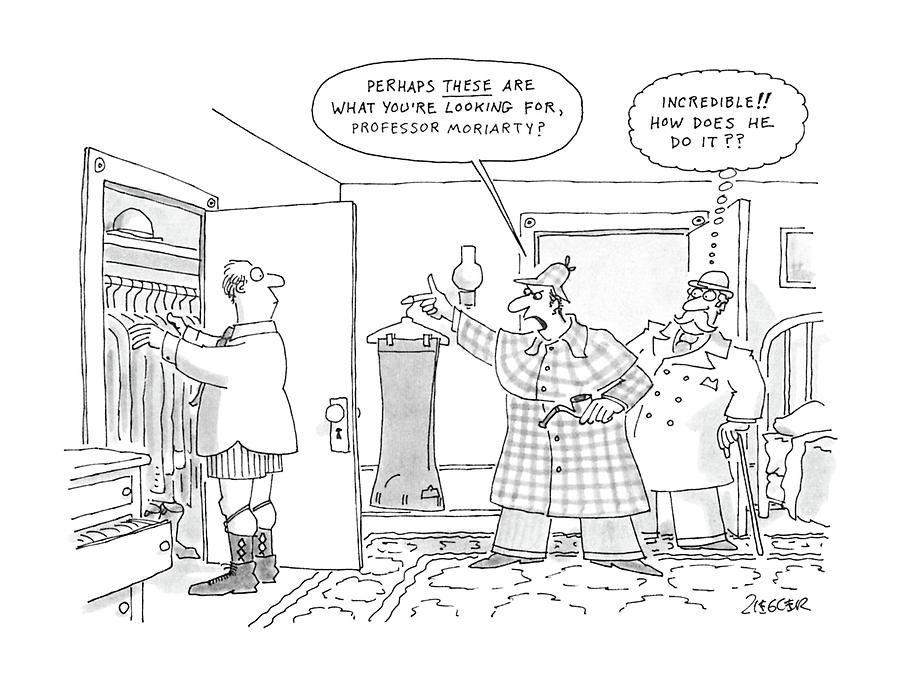 New Yorker January 11th, 1988 Drawing by Jack Ziegler New Yorker January 11th, 1988 Drawing by Jack Ziegler