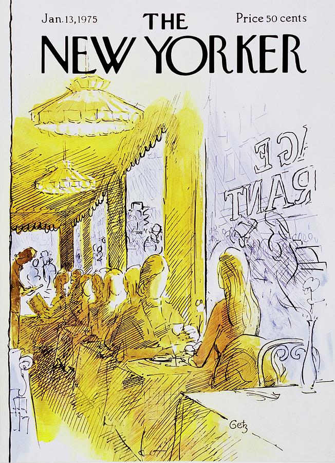 New Yorker January 13th 1975 Painting by Arthur Getz
