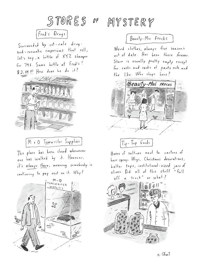 New Yorker January 13th, 1986 Drawing by Roz Chast