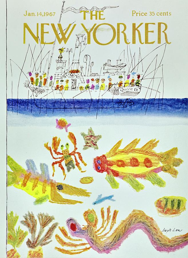 New Yorker January 14th 1967 Painting by Joseph Low