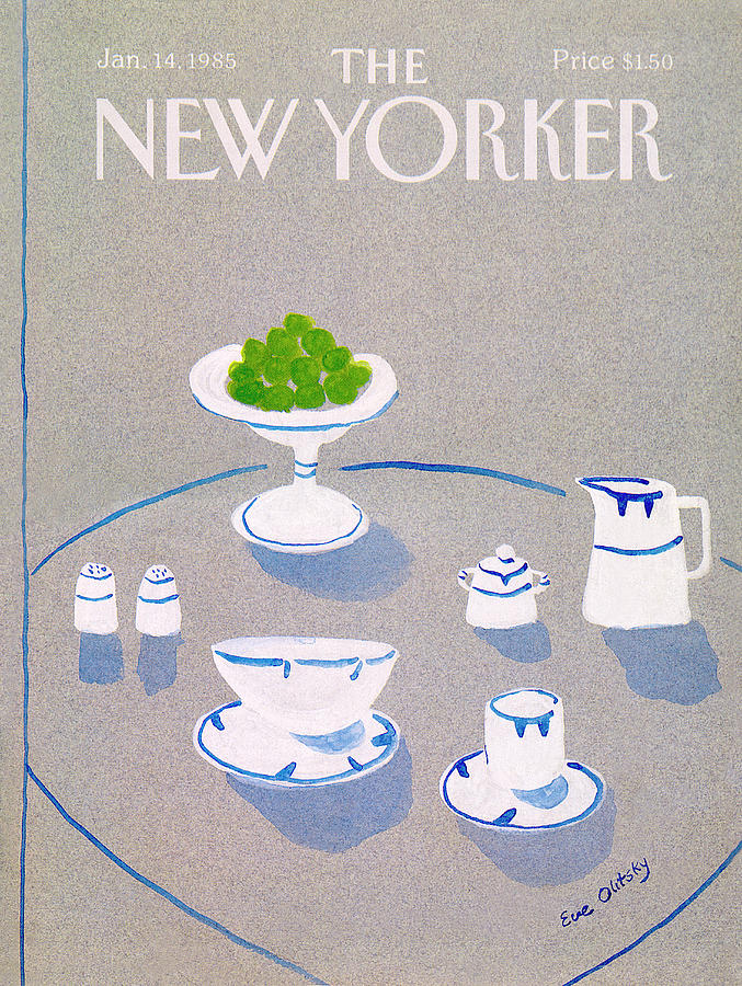 New Yorker January 14th, 1985 Painting by Eve Olitsky