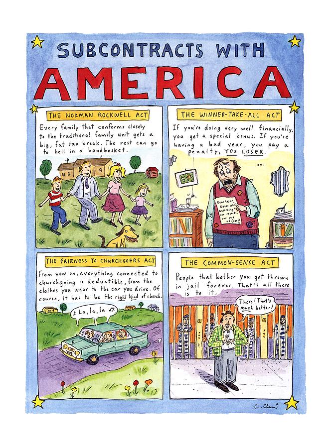 New Yorker January 16th, 1995 Drawing by Roz Chast
