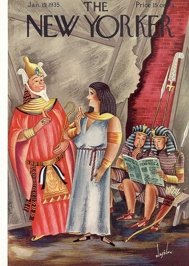 New Yorker January 19, 1935 Painting by Constantin Alajalov