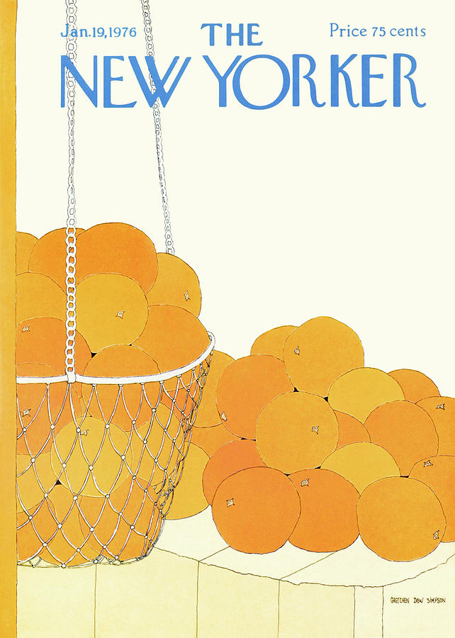 New Yorker January 19th, 1976 Painting by Gretchen Dow Simpson
