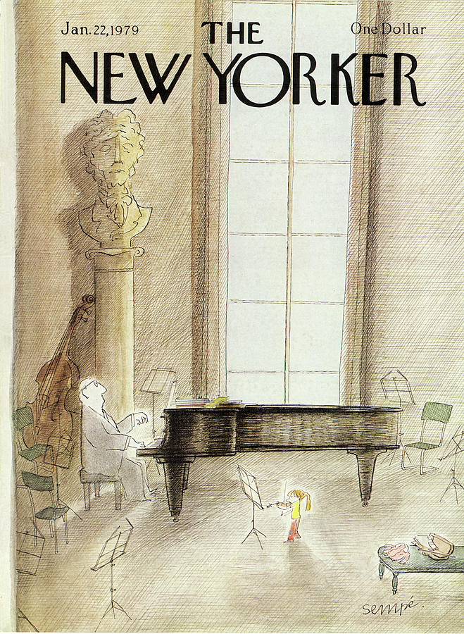 New Yorker January 22nd, 1979 Painting by Jean-Jacques Sempe