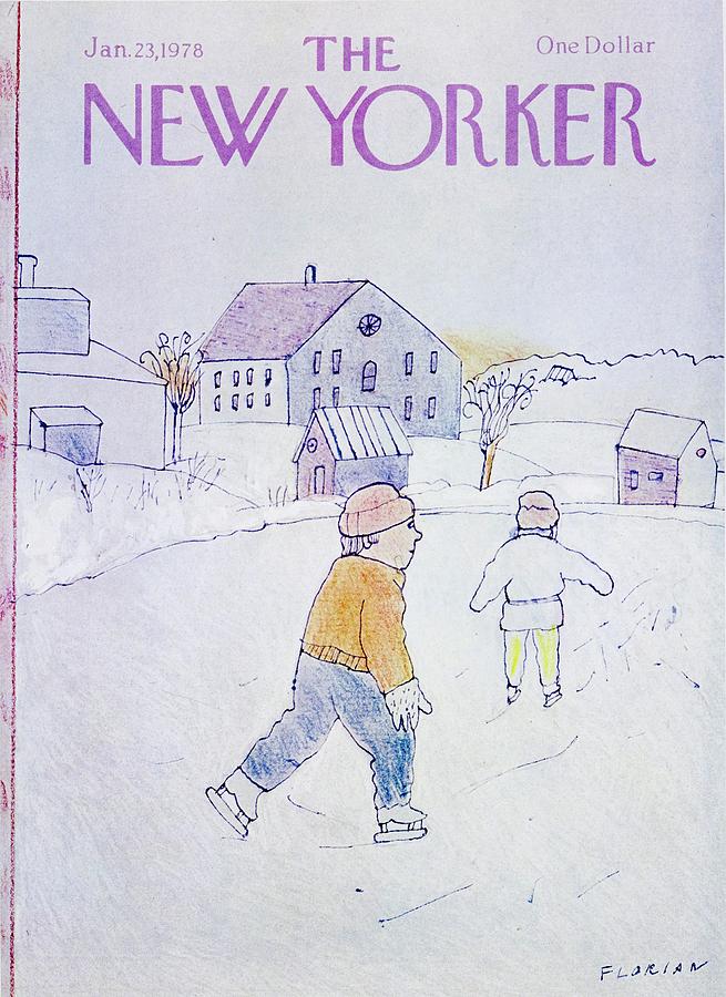 New Yorker January 23rd 1978 Painting by Douglas Florian
