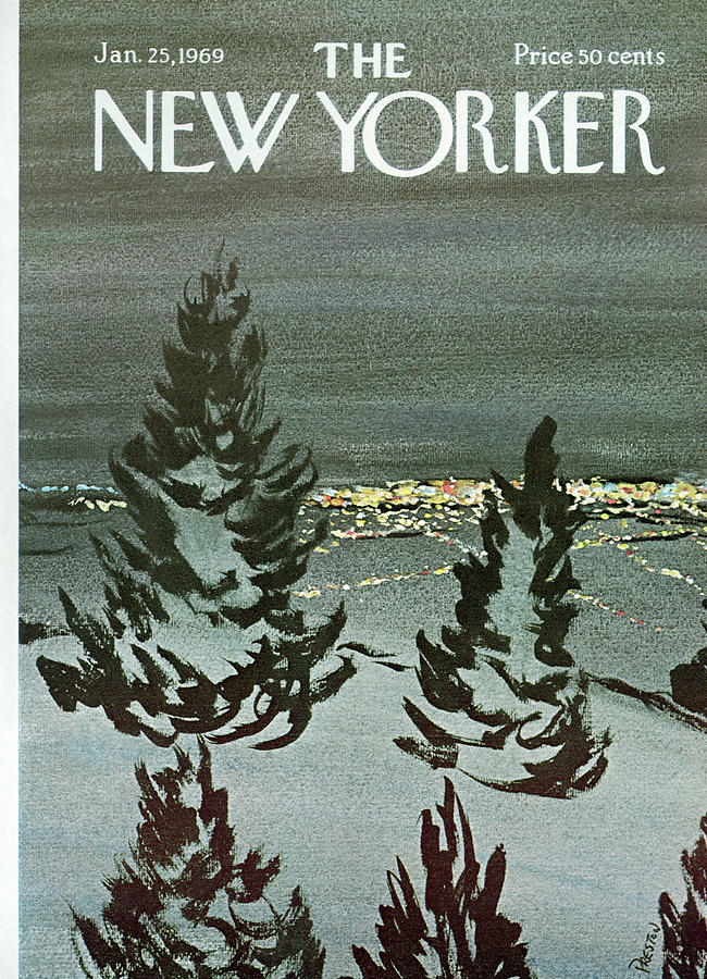 New Yorker January 25th, 1969 Painting by David Preston