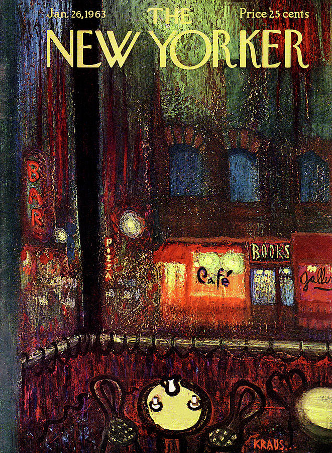New Yorker January 26th, 1963 Painting by Robert Kraus