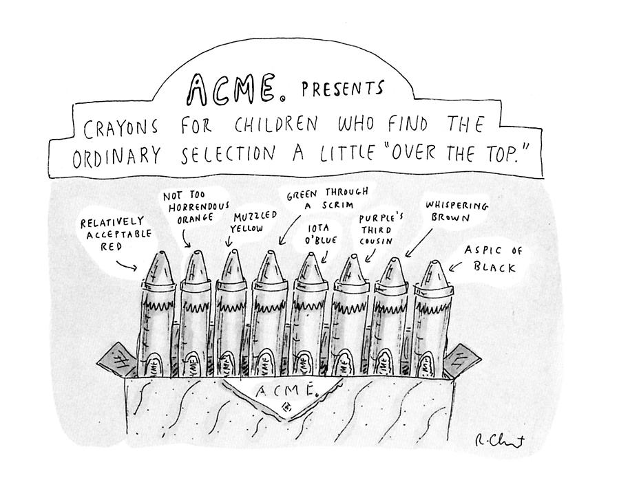 New Yorker January 27th, 1992 Drawing by Roz Chast