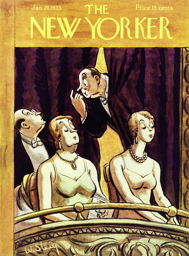 New Yorker January 28 1933 Painting by William Steig - Fine Art America