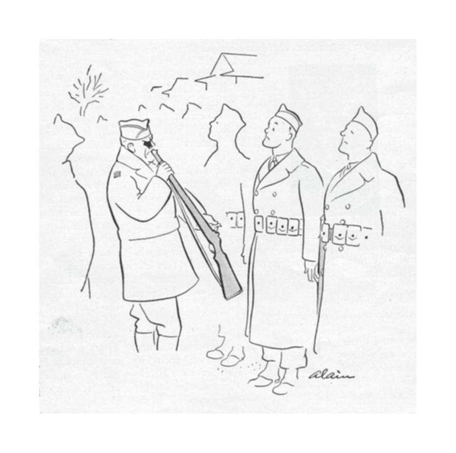 New Yorker January 29th, 1944 Drawing by  Alain
