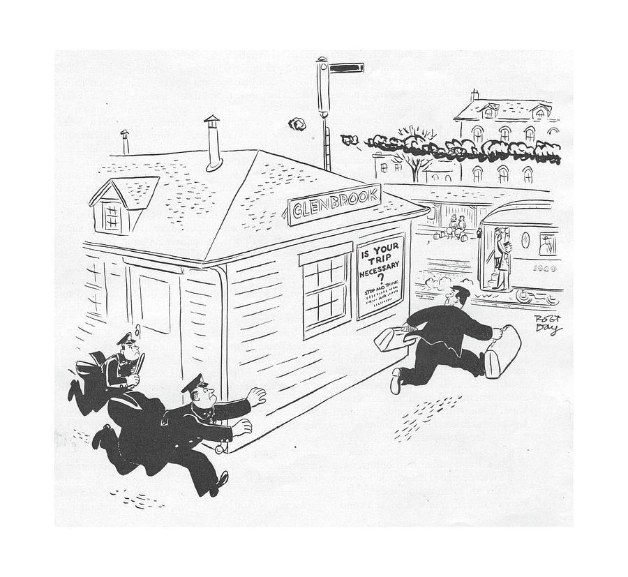 1944 Drawing - New Yorker January 29th, 1944 by Robert J. Day