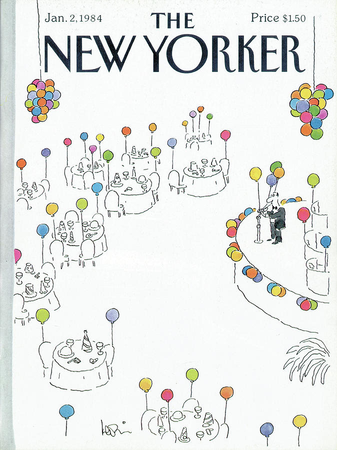 New Yorker January 2nd, 1984 Painting by Arnie Levin