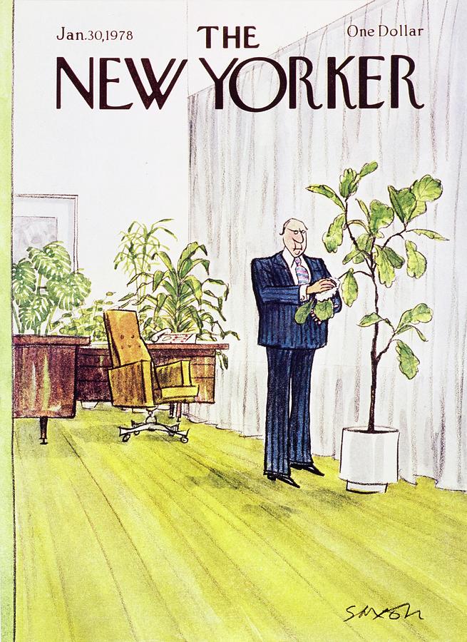 New Yorker January 30th 1978 Painting by Charles D Saxon