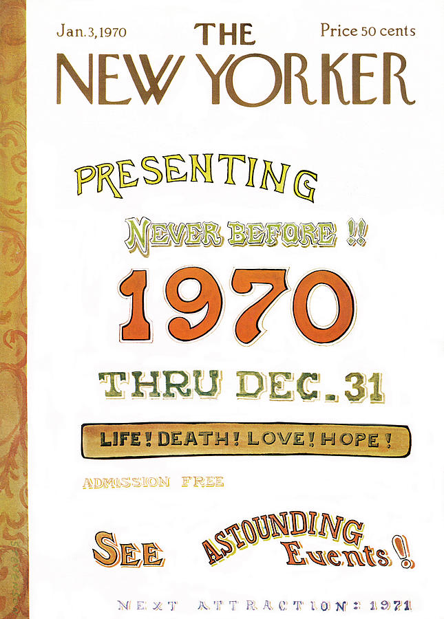 New Yorker January 3rd, 1970 Painting by James Stevenson