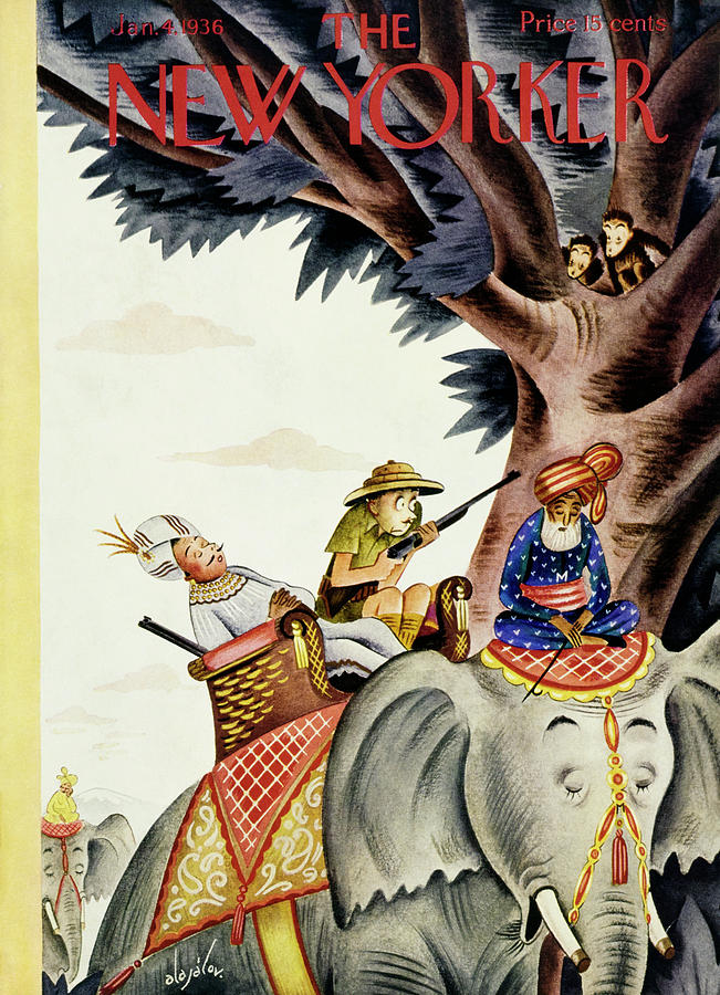 New Yorker January 4 1936 Painting by Constantin Alajalov New Yorker January 4 1936 Painting by Constantin Alajalov