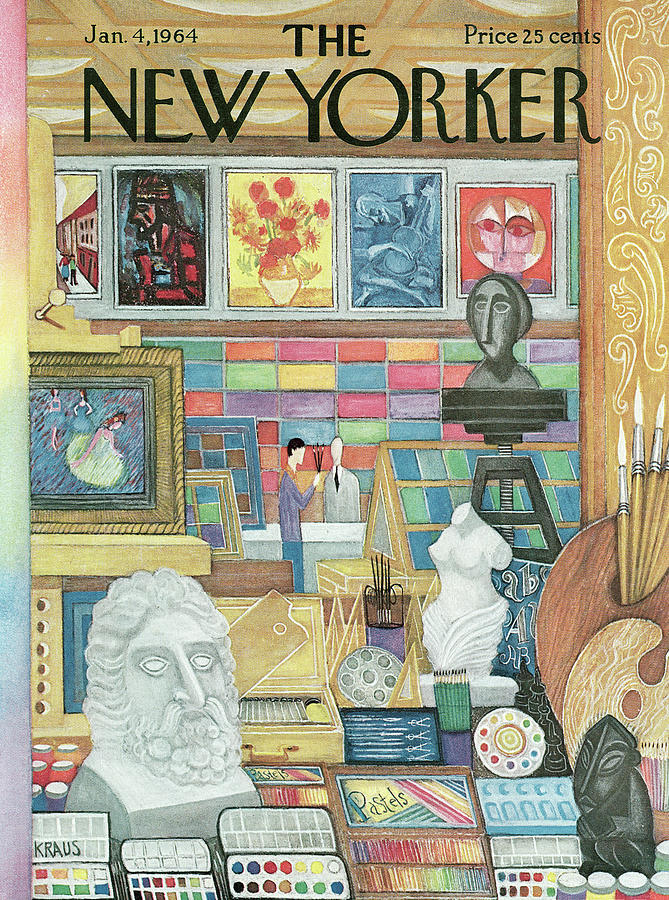 New Yorker January 4th, 1964 Painting by Robert Kraus