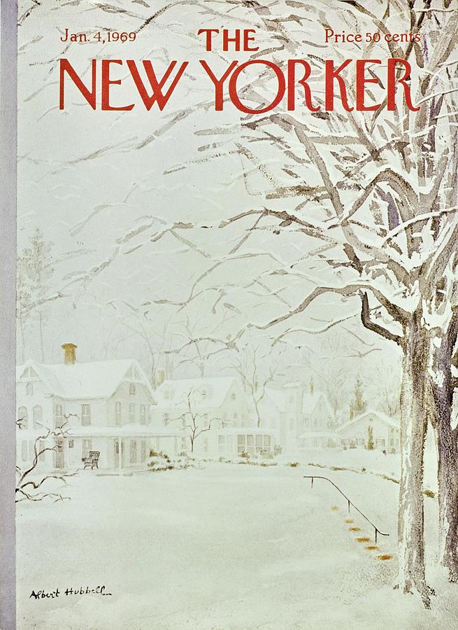 New Yorker January 4th 1969 Painting by Albert Hubbell