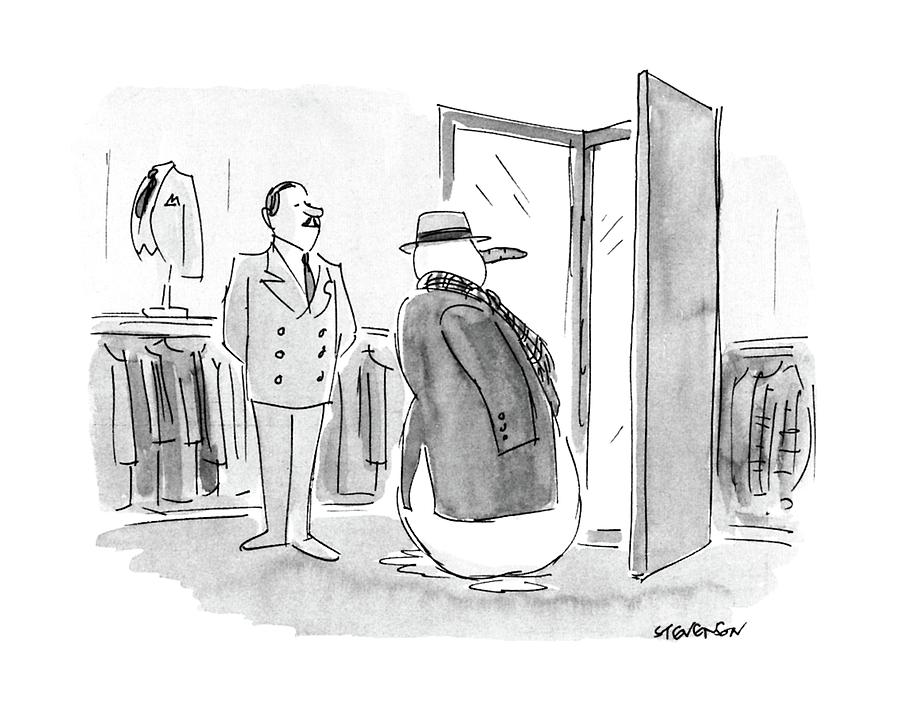New Yorker January 4th, 1988 Drawing by James Stevenson