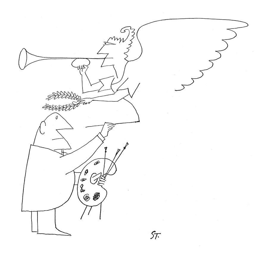 New Yorker January 6th, 1962 Drawing by Saul Steinberg