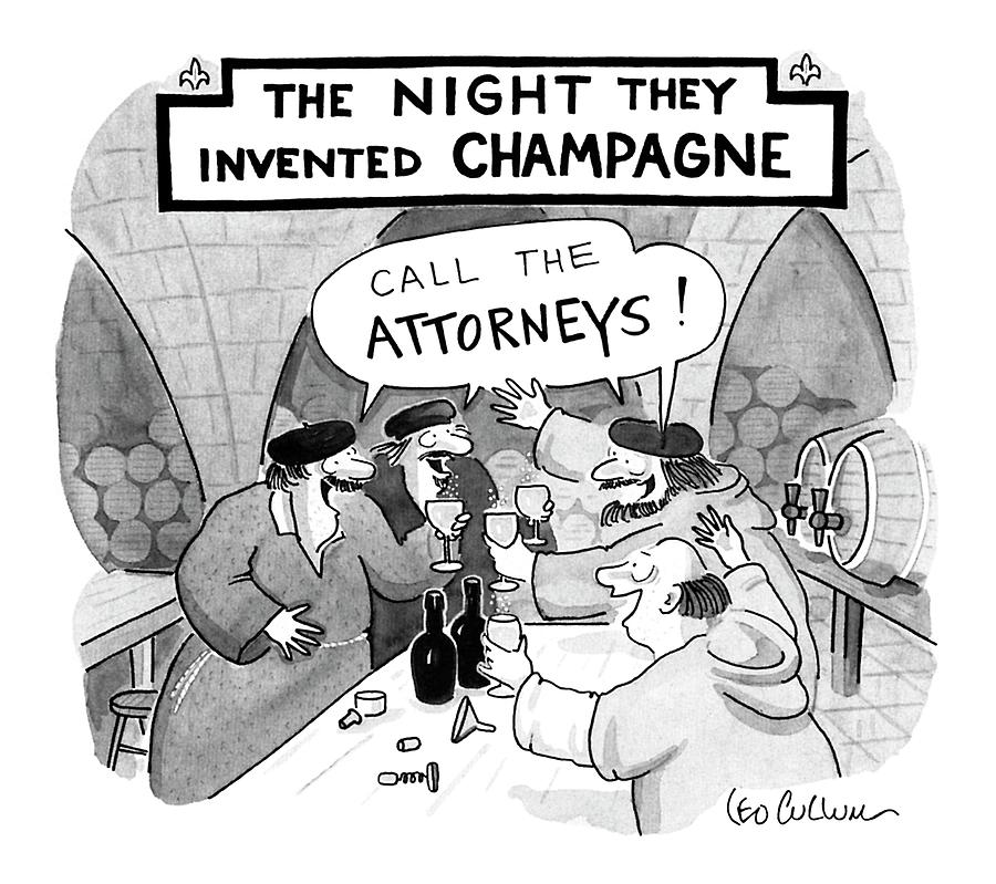 New Yorker January 8th, 1990 Drawing by Leo Cullum New Yorker January 8th, 1990 Drawing by Leo Cullum