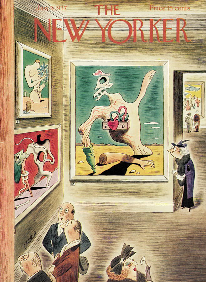 New Yorker January 9, 1937 Painting by Richard Taylor