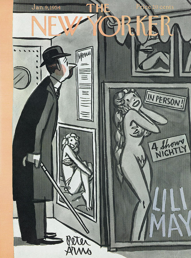 New Yorker January 9th, 1954 Painting by Peter Arno New Yorker January 9th, 1954 Painting by Peter Arno